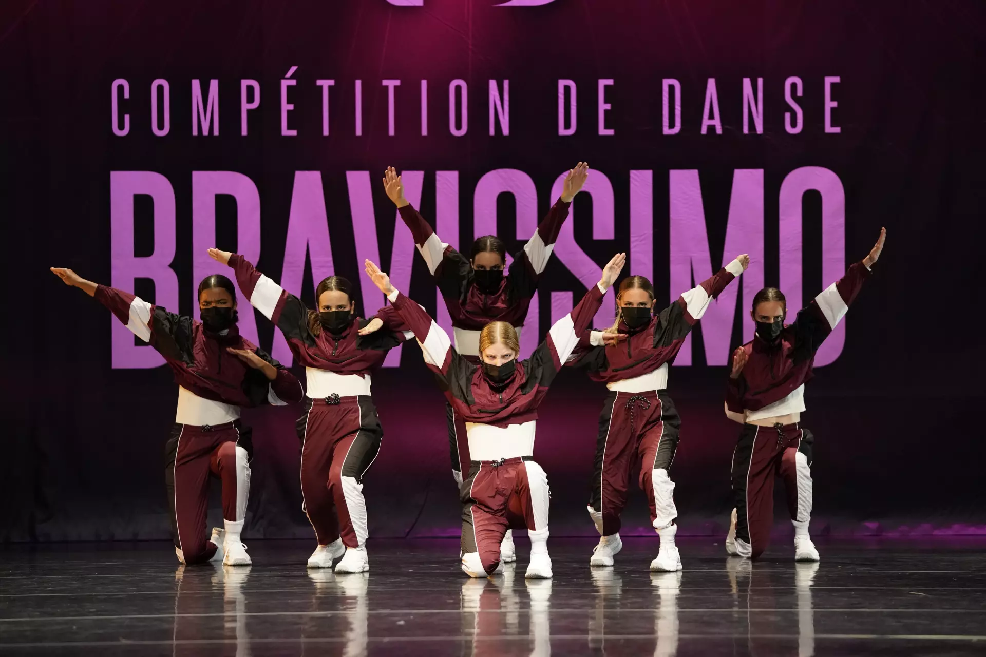Troupe de danse à Bravissimo 2021